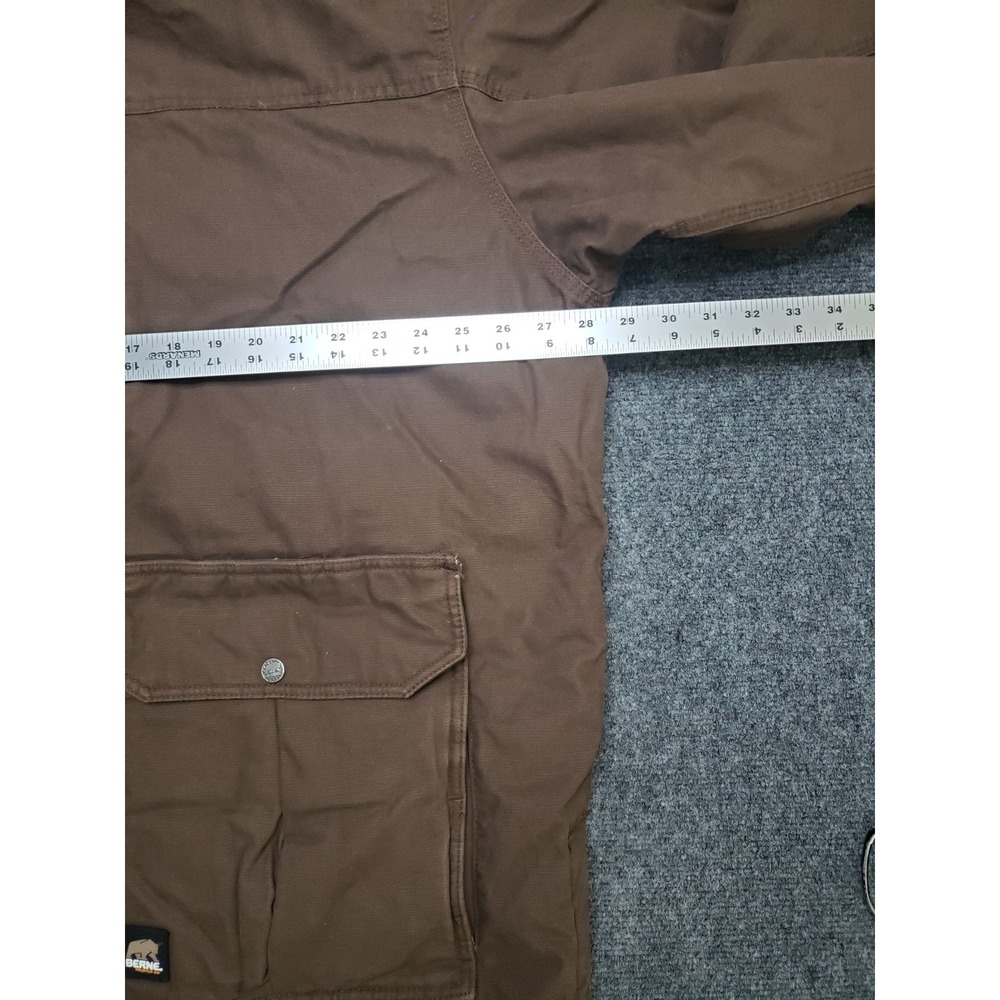 Berne Brown Duck Canvas Coat Jacket Mens XXL Hunting Work Chore Lined Carhartt - Picture 3 of 10